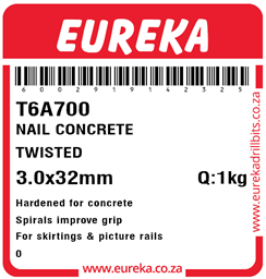 T6A700 - Masonry Twisted Nail -T6A700_Label_T